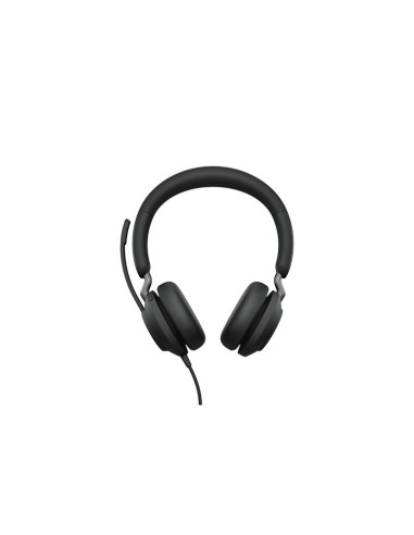 CUFFIA PROFESSIONALE JABRA EVOLVE2 40 MS DUO USB, CANCELLAZIONE DI RUMORE, USB-C, TASTO "MUTE",BUSYLIGHT, CERTIFICATA MICROSOFT