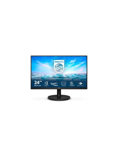 MONITOR PHILIPS LED 23.8" Wide 241V8LAB/00 VA 1920x1080 Full HD 100HZ 4ms 250cd/m2 3.000:1 Mega Infinity DCR 2x2W MM VGA HDMI
