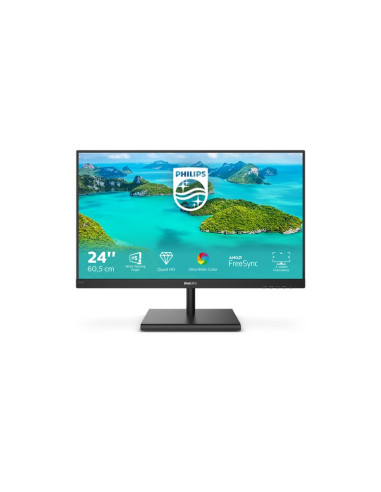 MONITOR PHILIPS LED 23.8"Wide 245E1S/00 IPS 2560x1440 4ms 250cd/mq 1.000:1 (MEGA INFINITY) VGA HDMI DP GAMING