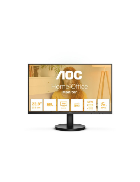 MONITOR AOC LED 23.8'' Wide 24B3CA2 IPS 1920x1080 4ms 250cd/mq 1.300:1 (20.000.000:1) 2x2W MM HDMI USB-C docking