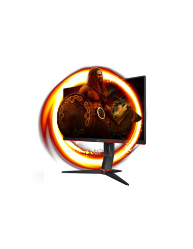 MONITOR AOC LED 23.8" Wide 24G2ZU/BK 240Hz IPS 1920x1080 1ms 350cd/mq 80.000.000:1 2X2W MM Reg.H PIVOT VGA 2HDMI DP GAMING