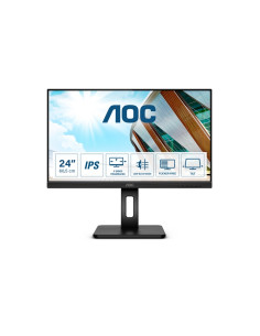MONITOR AOC LED 23.8" Wide 24P2Q IPS 1920x1080 4ms 250cd/mq 50.000.000:1 2x2W MM Reg. in H PIVOT VGA DVI HDMI DP USB