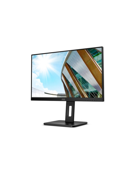 MONITOR AOC LED 23.8" Wide 24P2Q IPS 1920x1080 4ms 250cd/mq 50.000.000:1 2x2W MM Reg. in H PIVOT VGA DVI HDMI DP USB
