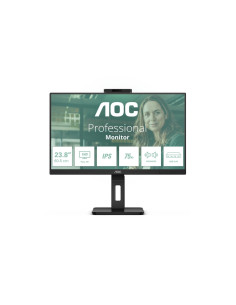 MONITOR AOC LED 23.8'' Wide 24P3QW IPS 1920x1080 4ms 300cd/mq 50.000.000:1 2x5W MM WEBCAM Reg.H PIVOT 2HDMI DP USB-C docking