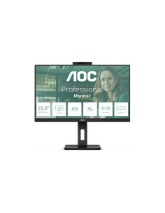 MONITOR AOC LED 23.8'' Wide 24P3QW IPS 1920x1080 4ms 300cd/mq 50.000.000:1 2x5W MM WEBCAM Reg.H PIVOT 2HDMI DP USB-C docking 2