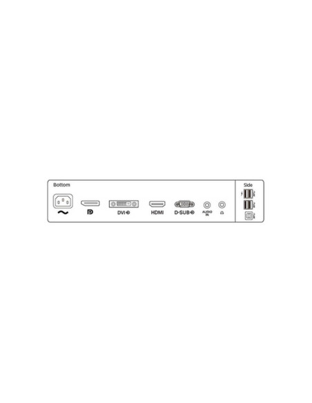 MONITOR PHILIPS LED 25"Wide 252B9/00 IPS 1920x1200 5ms 300cd/mq 50.000.000:1 2x2W MM Pivot Reg.inH Gir. VGA DVI HDMI DP
