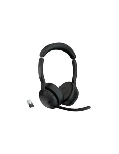 Cuffia professionale Jabra Evolve2 55 Stereo MS Bluetooth, Canc. rumore, Cert. Microsoft  - con Link 380a 2