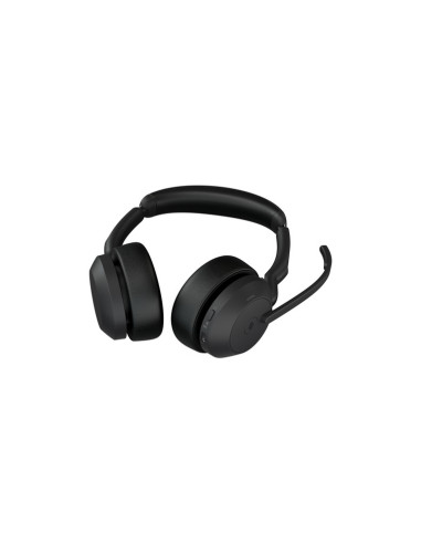 Cuffia professionale Jabra Evolve2 55 Stereo MS Bluetooth, Canc. rumore, Cert. Microsoft  - con Link 380a