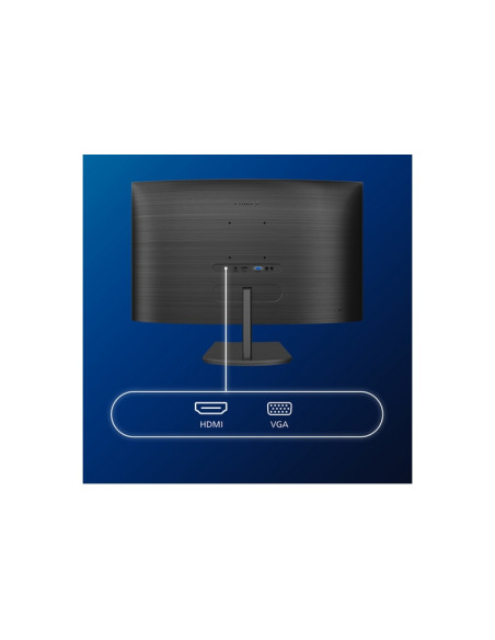 MONITOR PHILIPS LED 27" Wide CURVED 271E1SCA/00 VA 1920x1080 4ms 250cd/mq 3000:1(Mega Infinity DCR)2x3W MM VGA HDMI GAMING 75 Hz