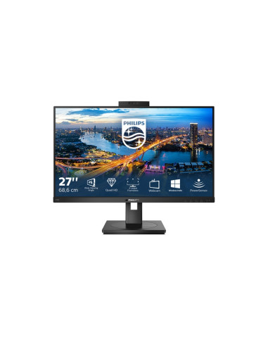 MONITOR PHILIPS LED 27" Wide 275B1H/00 IPS 2560x1440 5ms 300cd/m2 50.000.000:1 2x3W MM WEBCAM PIVOT DVI HDMI DP HUB USB
