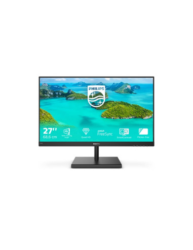 MONITOR PHILIPS LED 27"Wide 275E1S/00 IPS 2560x1440 4ms 250cd/mq 1.000:1 (MEGA INFINITY) VGA HDMI DP GAMING