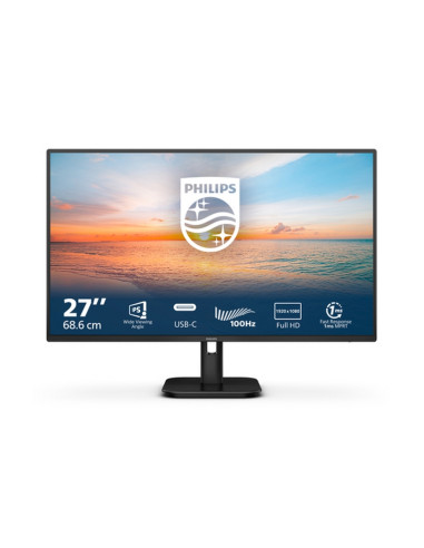 MONITOR PHILIPS LED 27"Wide 27E1N1300A/00 IPS 1920x1080 4ms 250cd/mq 1.300:1 2x3W MM HDMI USB-C docking