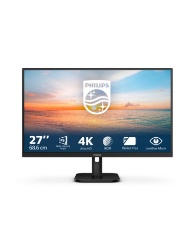 MONITOR PHILIPS LED 27"Wide 27E1N1800A/00 IPS 3840x2160 4ms 300cd/mq 1.000:1 (50.000.000:1) 2x2W MM HDMI DP