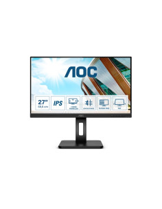 MONITOR AOC LED 27" Wide 27P2Q IPS 1920x1080 4ms 250cd/mq 50.000.000:1 2x2W MM PIVOT Reg. in H VGA DVI HDMI DP USB 2