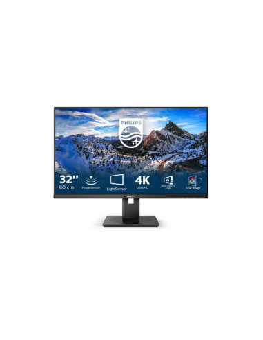 MONITOR PHILIPS LED 31.5" 328B1/00 VA 4K 3840x2160 4ms 350cd/m2 3.000:1 MEGA INFINITY 2x3W MM Reg.H PIVOT 2HDMI DP