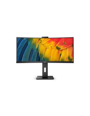 MONITOR PHILIPS LED 34" 21:9 CURVED 34B1U5600CH/00 3440x1440 4ms 350cd/m2 50.000.000:1 2x5W MM Webcam RegH HDMI DP USB-C docking