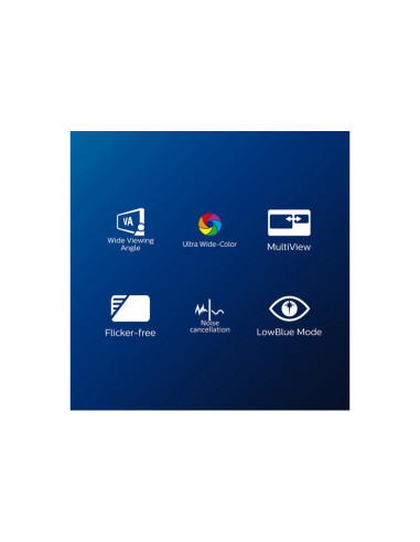 MONITOR PHILIPS LED 34" 21:9 CURVED 34E1C5600HE/00 3440x1440 1ms 300cd/m2 50.000.000:1 2x5W MM Webcam RegH HDMI DP USB-C docking