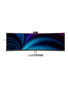 MONITOR PHILIPS 48,8" 32:9 CURVED 49B2U5900CH VA 5120x1440 4ms 450cd/m2 2x3W MM WEBCAM Reg.H 2HDMI DP RJ45 USB-C docking