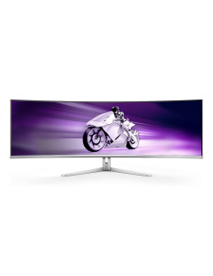 MONITOR PHILIPS 49" OLED 32:9 CURVED 49M2C8900L/00 VA 5120x1440 144HZ 0.03ms 30W MM Reg.H 2HDMI DP USB-C docking Silver