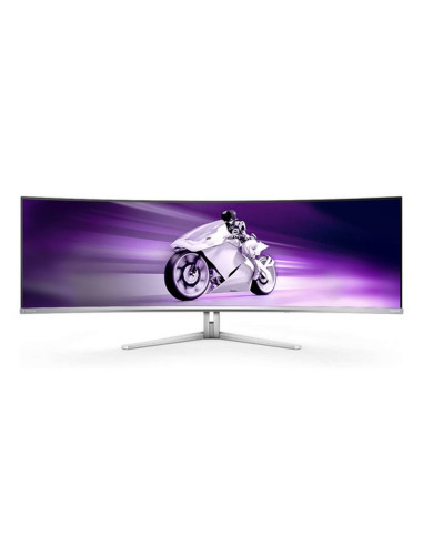 MONITOR PHILIPS 49" OLED 32:9 CURVED 49M2C8900L/00 VA 5120x1440 144HZ 0.03ms 30W MM Reg.H 2HDMI DP USB-C docking Silver