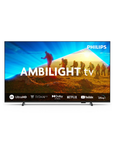 TV PHILIPS LED 55'' SMART TV 55PUS8009/12 UHD 4K AMBILIGHT 3HDMI 2USB Wi-Fi DVB-T/T2/T2-HD/C/S/S2