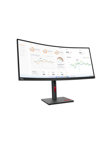 MONITOR LENOVO T34w-30 63D4GAT1EU 34" VA/WQHD/HDMI,DP,USB-C (75W)/Ethernet