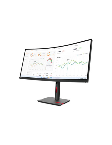 MONITOR LENOVO T34w-30 63D4GAT1EU 34" VA/WQHD/HDMI,DP,USB-C (75W)/Ethernet