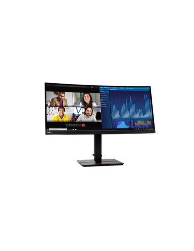 MONITOR LENOVO P34w-20 63F2RAT3EU 34" IPS/WQHD/HDMI,DP,USB-C (100W)/Speakers/Ethernet/Daisy chain
