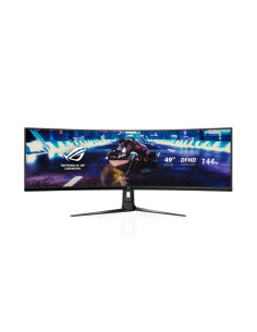 MONITOR ASUS LED ROG STRIX 49" Wide CURVED XG49VQ WQHD 3840x1080 144hz 1ms 450cd/m2 2X5W MM 2HDMI DP FreeSync2 GAMING
