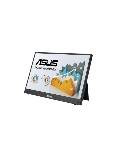 MONITOR ASUS LED 15.6" Wide ZenScreen Touch MB16AHT IPS 1920x1080 5ms 250cd/m2 700:1 2x1W MM HDMI USB-C