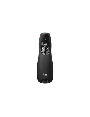 PRESENTER LOGITECH WIRELESS MOUSE R400, 1000 dpi 5 tasti, USB 910-00135 Nero