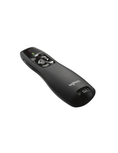 PRESENTER LOGITECH WIRELESS MOUSE R400, 1000 dpi 5 tasti, USB 910-00135 Nero
