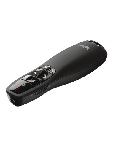 PRESENTER LOGITECH WIRELESS MOUSE R400, 1000 dpi 5 tasti, USB 910-00135 Nero