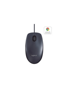 MOUSE LOGITECH "B100 Mouse Black USB" 3 tasti 800dpi oem