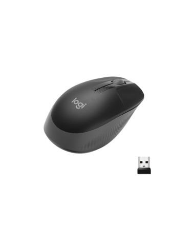 MOUSE LOGITECH "Wireless Mouse M190 " USB 1000 dpi 3 PULSANTI GRIGIO ANTRACITE 910-005905