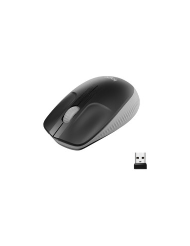 MOUSE LOGITECH "Wireless Mouse M190 " USB 1000 dpi 3 PULSANTI GRIGIO 910-005906