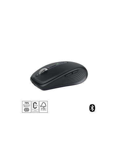 MOUSE LOGITECH MX Anywhere 3S Bluetooth Ergonomico Graphite 910-006929