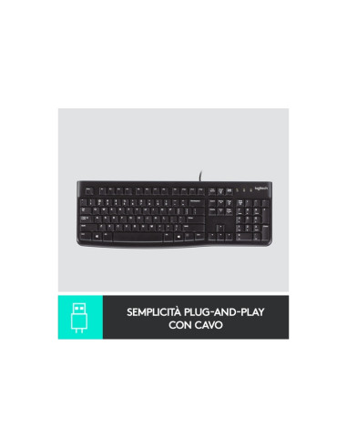 TASTIERA LOGITECH "Classic Keyboard K120" Italian layout - 920-002492