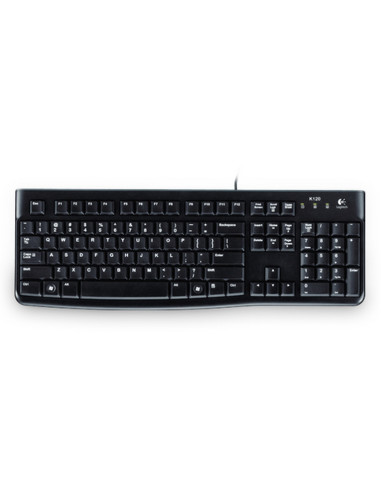TASTIERA LOGITECH "K120 Keyboard Black" For Business USB oem