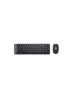 TASTIERA LOGITECH + MOUSE "Wireless Combo" MK220 NERO USB 920-003721