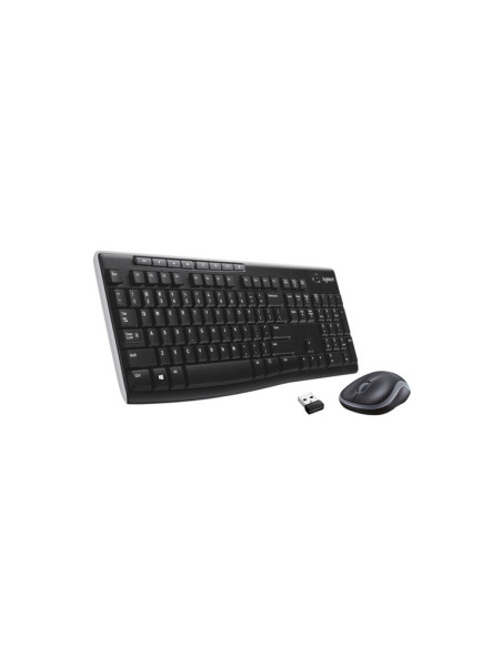 TASTIERA LOGITECH + MOUSE "Wireless Desktop" MK270 NERA USB (COMBO) - 920-004512