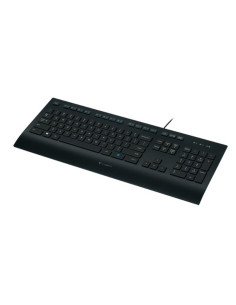 TASTIERA LOGITECH K280E DESIGN SUPPORTO POLSI USB BLACK oem 2