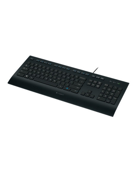 TASTIERA LOGITECH K280E DESIGN SUPPORTO POLSI USB BLACK oem