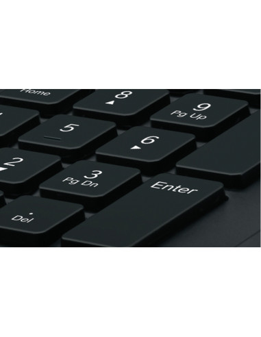 TASTIERA LOGITECH K280E DESIGN SUPPORTO POLSI USB BLACK oem