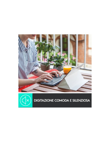 TASTIERA LOGITECH WIRELESS BLUETOOTH MULTI-DEVICE K380 - si possono connetter sino a 3dispositivi contemporaneamente- 920-007574
