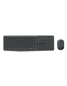 TASTIERA LOGITECH + MOUSE "Wireless MK235" wireless affidabile fino a 10 metri