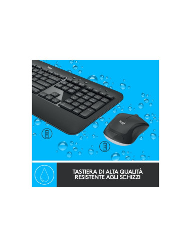 TASTIERA LOGITECH + MOUSE Wireless MK540 Advanced 920-008679