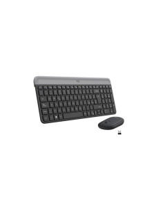 TASTIERA LOGITECH+MOUSE Wireless Desktop MK470 COMBO USB ULTRASOTTILI Colore GRAFITE 920-009196 2