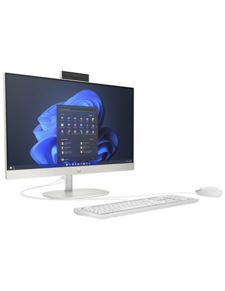 ALL IN ONE HP ProOne 240 G10 937L7EA Bianco 23.8" i3-N300 8GB SSD256GB Tastiera Mouse W11**Garanzia 2 anni ON SITE NBD**