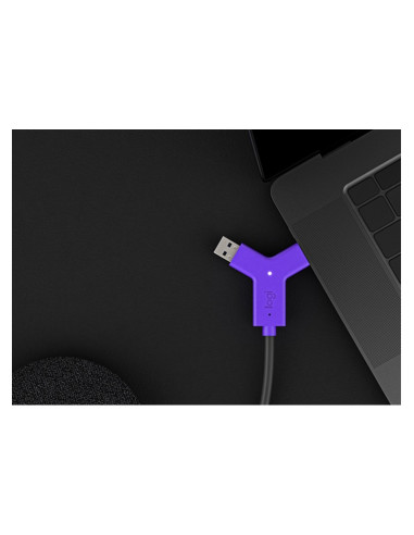 LOGITECH SWYTCH BLACK - WW Trasmettitore e ricevitore AV, Risoluzione massima: 3840 x 2160 Pixel,30 fps - 952-000010